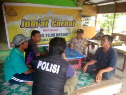 Jumat Curhat, Polsek Teluk Meranti Bahas Kenakalan Remaja dalam Kegiatan