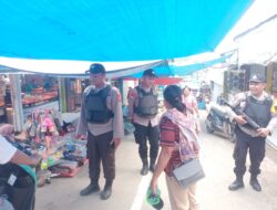 Polsek Ukui Gelar Ibadah Minggu Kasih dan Patroli Demi Kamtibmas Kondusif