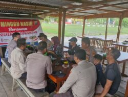 Polsek Kuala Kampar Gelar Minggu Kasih, Edukasi Masyarakat soal Penipuan dan Karhutla
