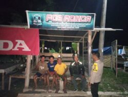 Polsek Langgam Cek Pos Kamling di Segati untuk Perkuat Keamanan Lingkungan