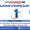 Berbagai Ucapan dan Dukungan dari Stackholder Menyampaikan HUT Media Online SUARAPANTURANEWS.COM Yang Ke 1 Tahun