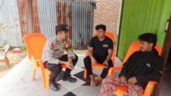 Bhabinkamtibmas Langgam Sambang Warga, Ajak Tetap Jaga Kamtibmas dan Waspada Hoaks