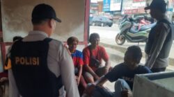 Polsek Ukui Gelar Patroli KRYD, Warga Dihimbau Jaga Ketertiban