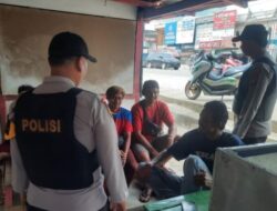 Polsek Ukui Gelar Patroli KRYD, Warga Dihimbau Jaga Ketertiban