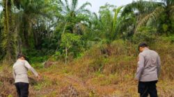 Polsek Teluk Meranti Sosialisasikan Maklumat Kapolda Cegah Karhutla ke Warga