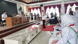 Aksi Honorer Non Database BKN Kondusif, Polres Lhokseumawe Lakukan Pengamanan.