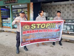 Sosialisasi Maklumat Kapolda, Polisi Awasi Daerah Rawan Karhutla