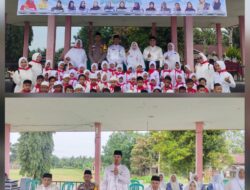 Bhabinkamtibmas Polsek Bunut Hadiri Manasik Haji Cilik di Bandar Petalangan