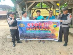 Polri Hadir di Tengah Masyarakat, Edukasi Pencegahan Karhutla di Ukui