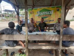 Jum’at Curhat di Ukui, Polisi Sosialisasikan Pencegahan Karlahut dan Pelayanan Publik