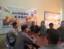 Dekatkan Diri dengan Masyarakat, Polsek Ukui Gelar Minggu Kasih