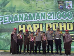 Green Policing, Kapolsek Pangkalan Kerinci Inisiasi Bank Pohon di Yayasan As-Salikin