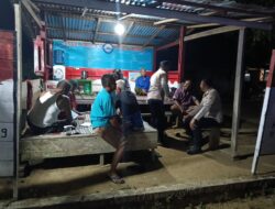 Cegah C3 dan Gangguan Keamanan, Polsek Kerumutan Intensifkan Patroli Malam