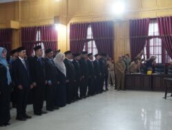 188 pejabat di pemerintahan kota Langsa di Lantik