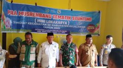 Polisi Ikut Perkuat Penanganan Stunting di Ukui Lewat Lokakarya Kecamatan