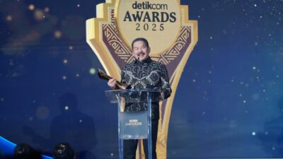 Jaksa Agung ST Burhanuddin Raih Penghargaan detikcom Awards 2025 Sebagai Tokoh Transformasi Penegakan Hukum
