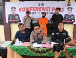 Pemuda Tukang Las,Terlilit Hutang di Bekuk Satreskrim Polresta Magelang Nekat Begal Emas