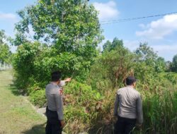 Patroli Karhutla Ditingkatkan, Polsek Pangkalan Kerinci Sosialisasikan Maklumat Kapolda Riau