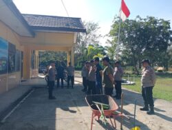 Hadapi Musim Bencana, Polsek Ukui Kerahkan Personel dalam Apel Tanggap Darurat