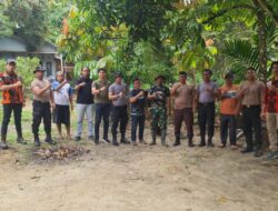 Antisipasi Banjir, Polsek Pangkalan Kuras Gelar Kurvei Gabungan di Kampung Melati