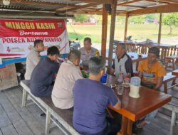 Cegah Hoaks dan Karhutla, Polsek Kuala Kampar Gelar Dialog Minggu Kasih