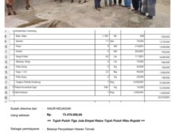 Terkait Dana Anggaran Ketahanan Pangan Jenis Peternakan Lembu, Senilai Rp.73 Juta Rupiah Dan Rp.96 Juta Rupiah