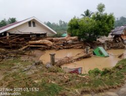 8 Unit Rumah Hanyut,Puluhan Rumah warga Terendam Banjir,Termasuk SDN 11 Linge Rusak Berat, Kampung PantanNangka Kecamatan Linge.
