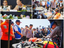 Saat Tinjau Merak Kapolri Sampaikan Pesan Presiden, Beri Pelayanan Terbaik dan Waspadai Bencana