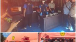 Jelang Nataru, Personel Polsek Padangbai Dampingi BNK Karangasem Lakukan Tes Urine kepada Para Sopir di Pelabuhan Padangbai 