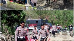 Pasca Bencana Polres Aceh Tengah Bersama Sat Brimob Polda Aceh dan GMNI, Pulihkan Fasilitas Layanan Kesehatan