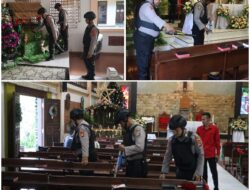 Satgas Preventif Ops Lilin Agung 2025, Sterilisasi di Gereja Khatolik Santo Fransiskus Asisi