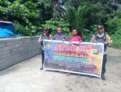 Cegah Karhutla, Polsek Ukui Intensifkan Patroli dan Sosialisasi ke Warga