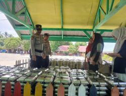 Polsek Pangkalan Kuras Awasi Pembagian Makan Bergizi Gratis di Dua Sekolah