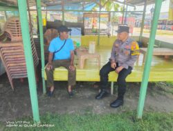 Jaga Harkamtibmas, Bhabinkamtibmas Polsek Bunut Sambang Warga