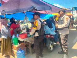 Patroli Pagi di Pasar Ukui, Polisi Pastikan Situasi Tetap Kondusif