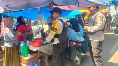 Patroli Pagi di Pasar Ukui, Polisi Pastikan Situasi Tetap Kondusif