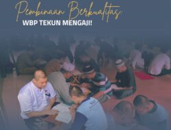 Lapas Sidoarjo Gelar Kegiatan Mengaji Rutin, Wujud Pembinaan Kepribadian yang Berkelanjutan