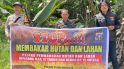 Polsek Teluk Meranti Sebar Maklumat Kapolda Riau untuk Cegah Karhutla di Daerah Rawan