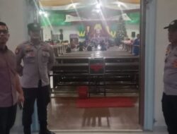 Polsek Pangkalan Kuras Amankan Ibadah Natal HKBP Parsaoran Engkolan