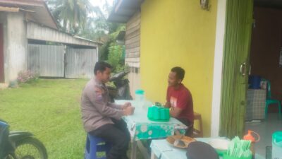 Tingkatkan Harkamtibmas, Polisi Sambangi Warga Pangkalan Bunut