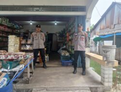 Polsek Kuala Kampar Gelar KRYD, Patroli Objek Vital dan Tempat Keramaian