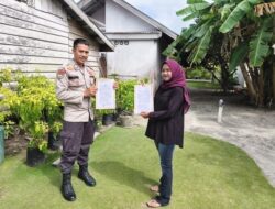 Sambang Warga, Polisi Himbau Warga Jaga Kamtibmas dan Hindari Hoax