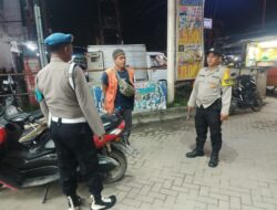 Cegah Curat, Curas, Curanmor, Polsek Kerinci Perketat Pengamanan Malam