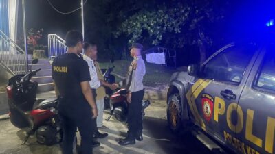 Patroli Malam Polsek Kerumutan: Amankan Bank dan Pusat Perbelanjaan