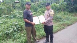 Antisipasi Karhutla, Polisi Sebar Maklumat Kapolda Riau di Kuala Kampar