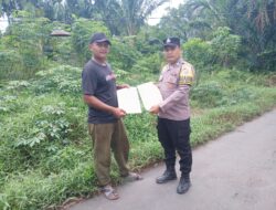 Antisipasi Karhutla, Polisi Sebar Maklumat Kapolda Riau di Kuala Kampar