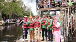 Polsek Kerumutan Dukung Kegiatan Budaya dan Pengamanan Lomba Pacu Sampan