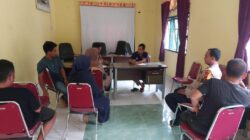 Polsek Bunut Ajak Warga Desa Merbau dan Keriung Bijak Gunakan Medsos dan Jaga Keamanan