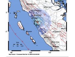 GEMPABUMI TEKTONIK M4.7 DI KAB.SOLOK, SUMBAR, TIDAK BERPOTENSI TSUNAMI