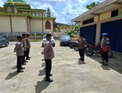 Polsek Pangkalan Lesung Siapkan Pengamanan Tabligh Akbar HUT Transmigrasi ke-35